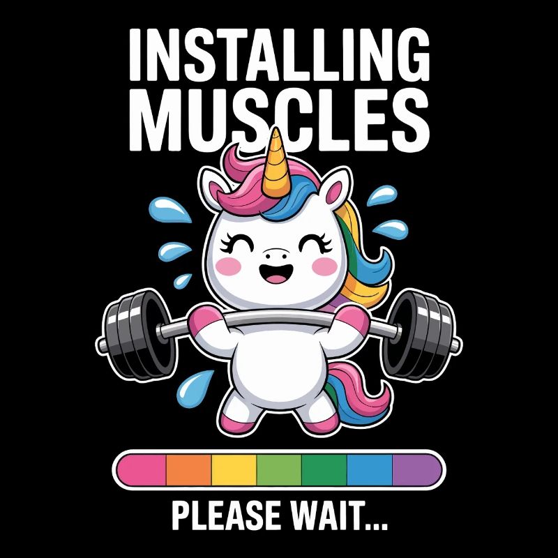 Unicorn Weight Training Installing Muscles