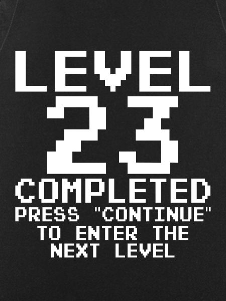 Level 23 Completed Pixel Badge