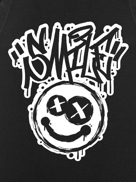 Smile Face Graphitti Letters