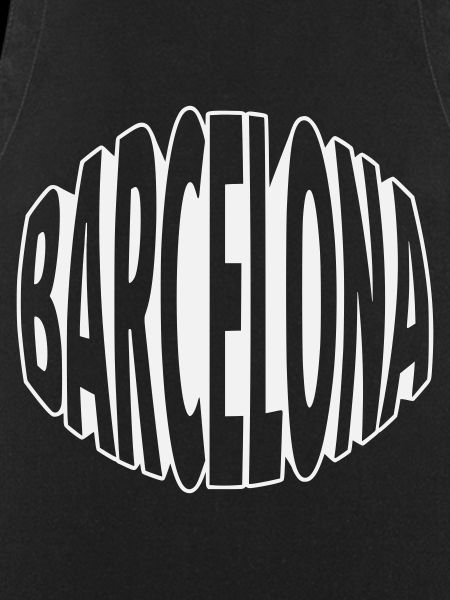Barcelona Oval Lettering