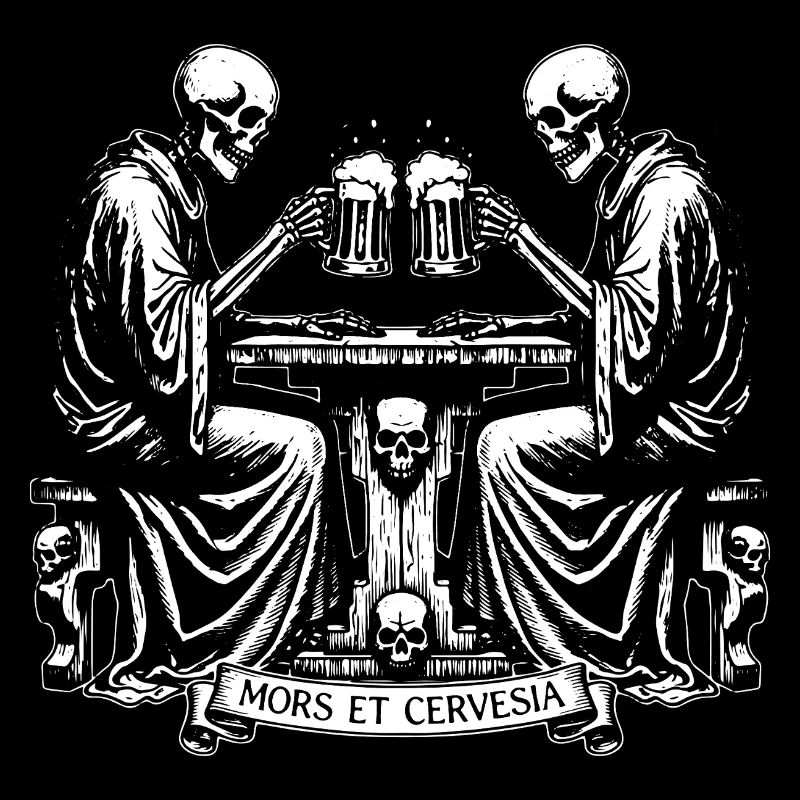 Skeleton Toast at Midnight