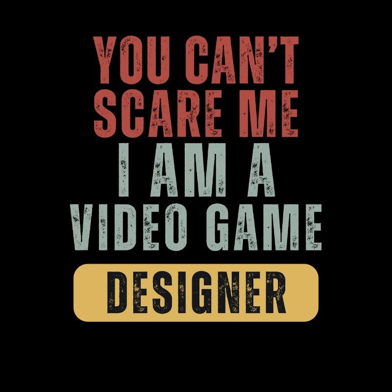 Du kannst mir keine Angst machen. Ich bin Videospieldesigner.
