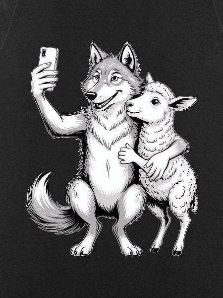 Wolf und Schaf 