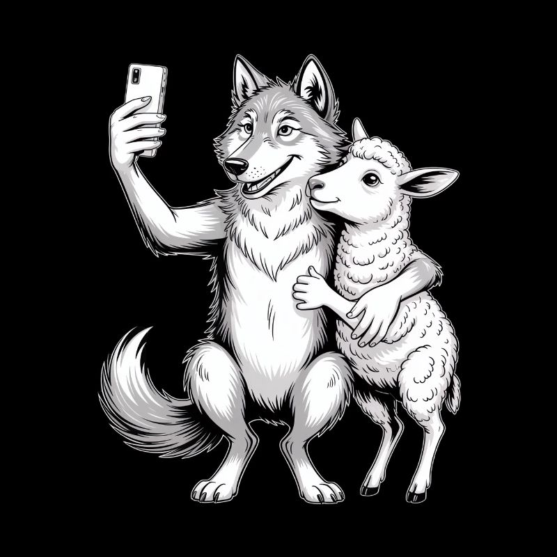 Loup et mouton