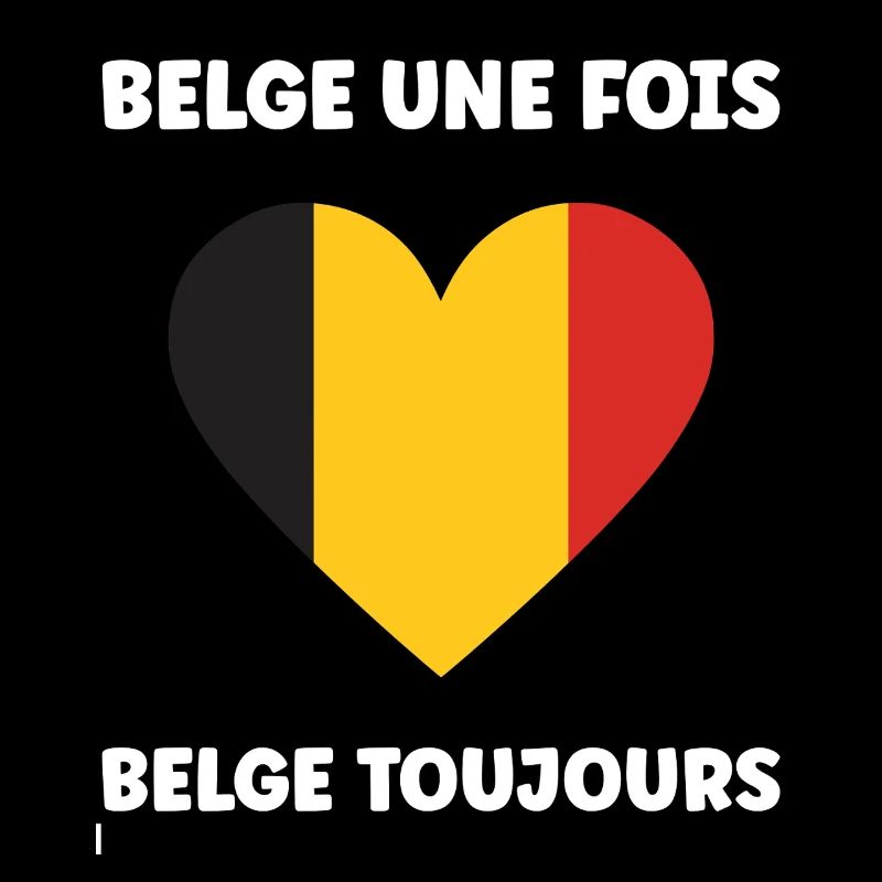 Belgian Heart Tricolor