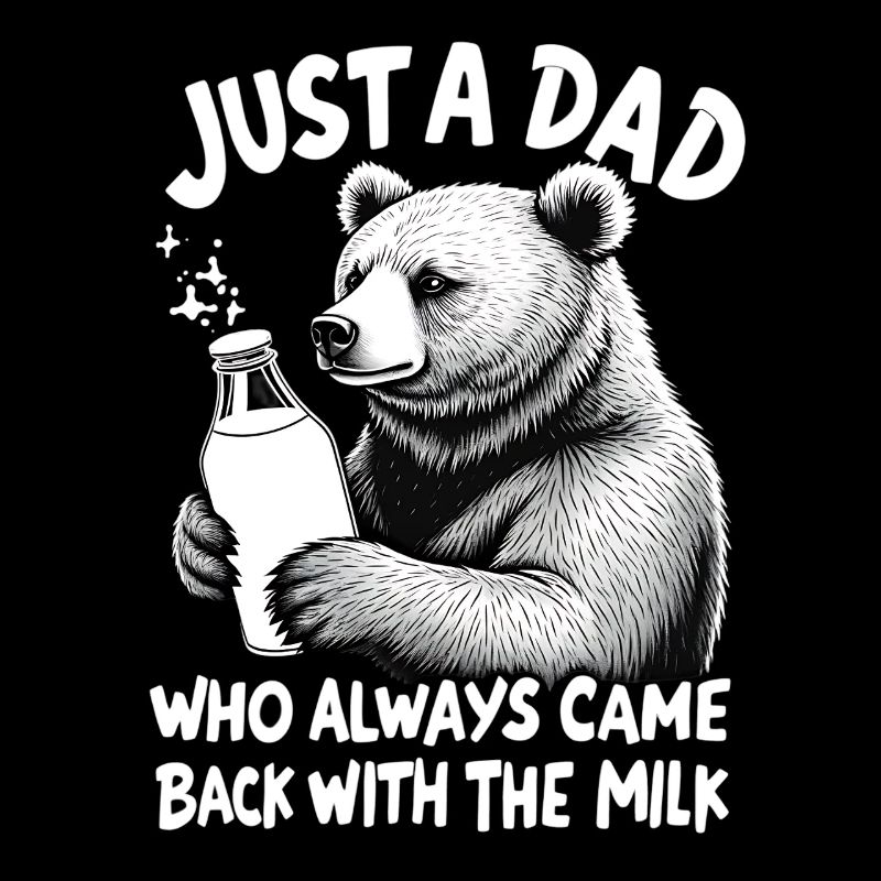 Bär mit Milch – Vatertier Spruch