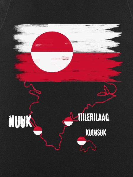 Greenland flag nuuk