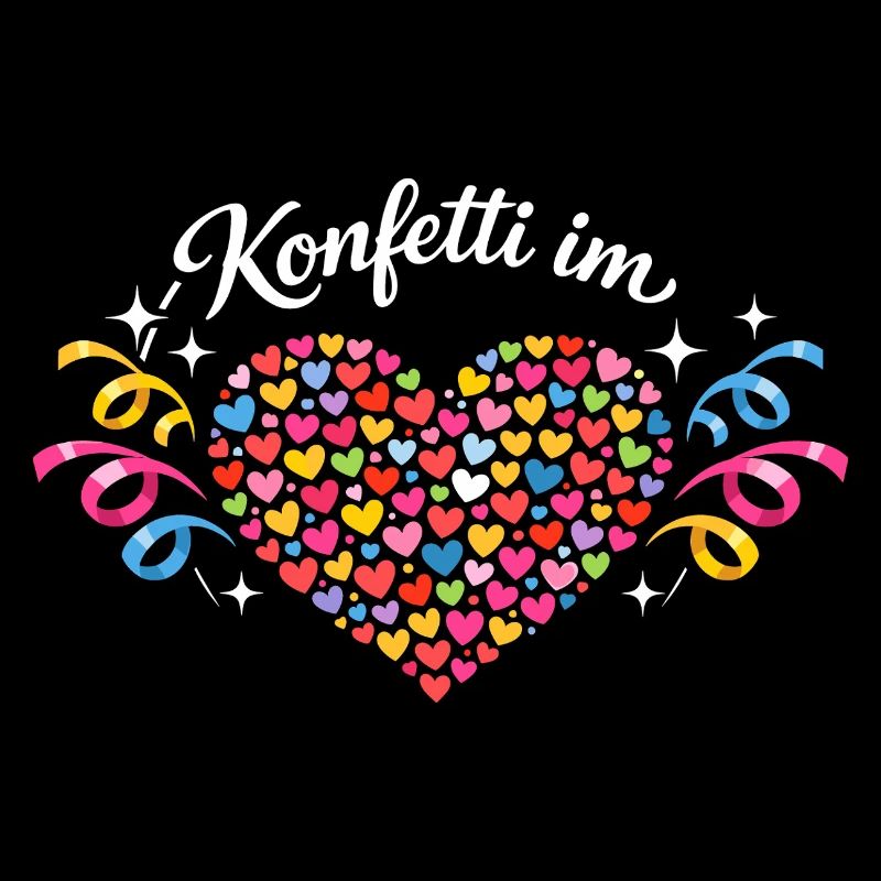 Konfetti Herz Geburtstag Geschenkidee