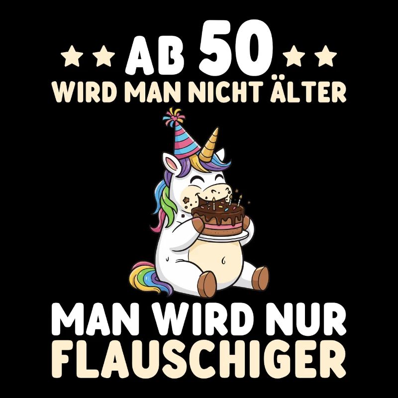 50. Geburtstag Einhorn – Man wird nur flauschiger