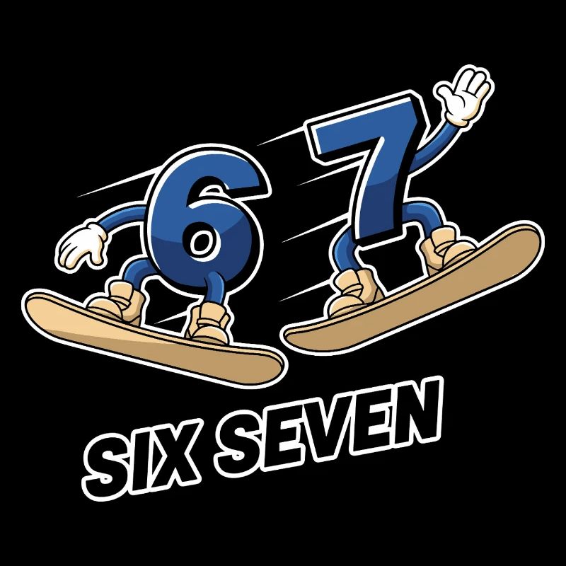 6 7 Six Seven Snowboard Meme