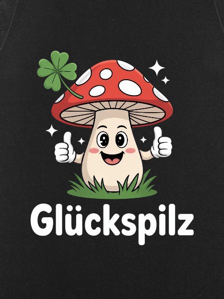 Lucky Funny Toadstool with Shamrock