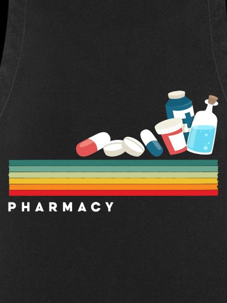 Retro pharmacist pharmacy technician