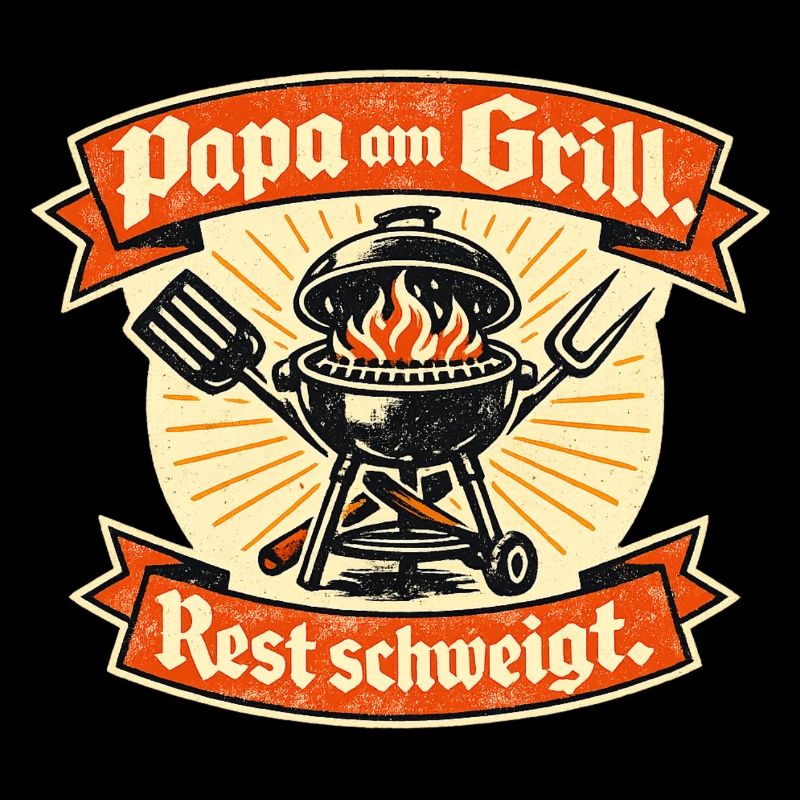 Papa am Grill – Vatertag Geschenk Design