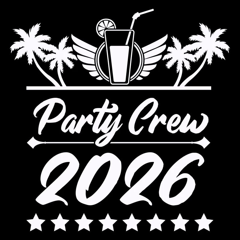 Party Crew 2026 Palm Trees