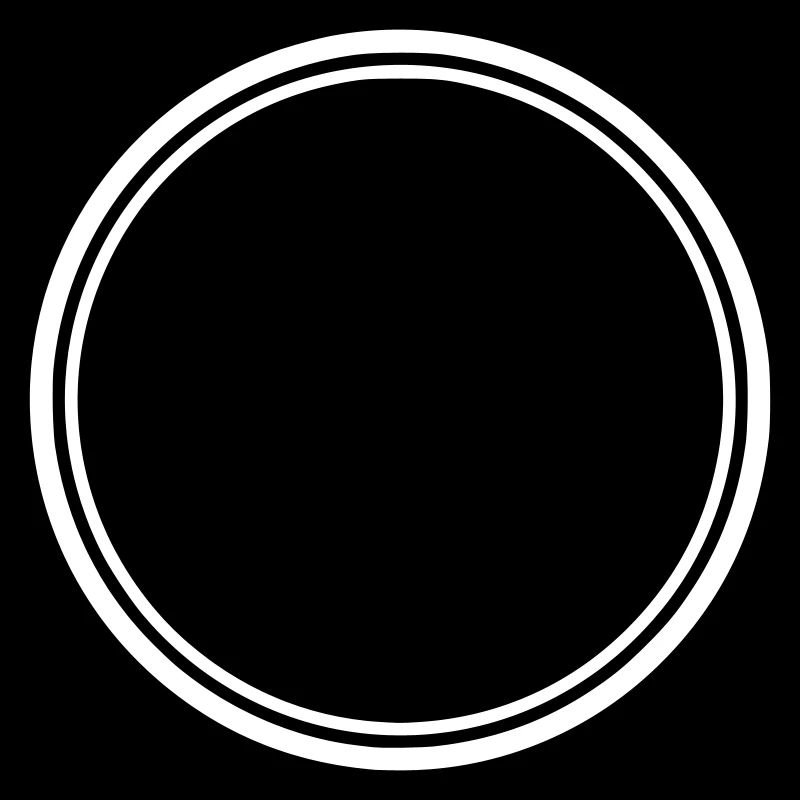 Circle Frame Outline Logo