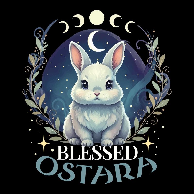 Happy Easter Ostara Rabbit