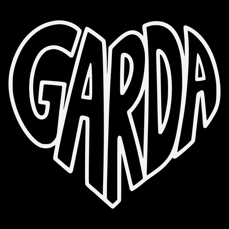 Garda Heart Font Logo