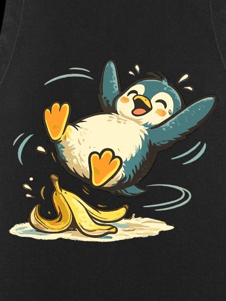 Penguin Jumping Banana