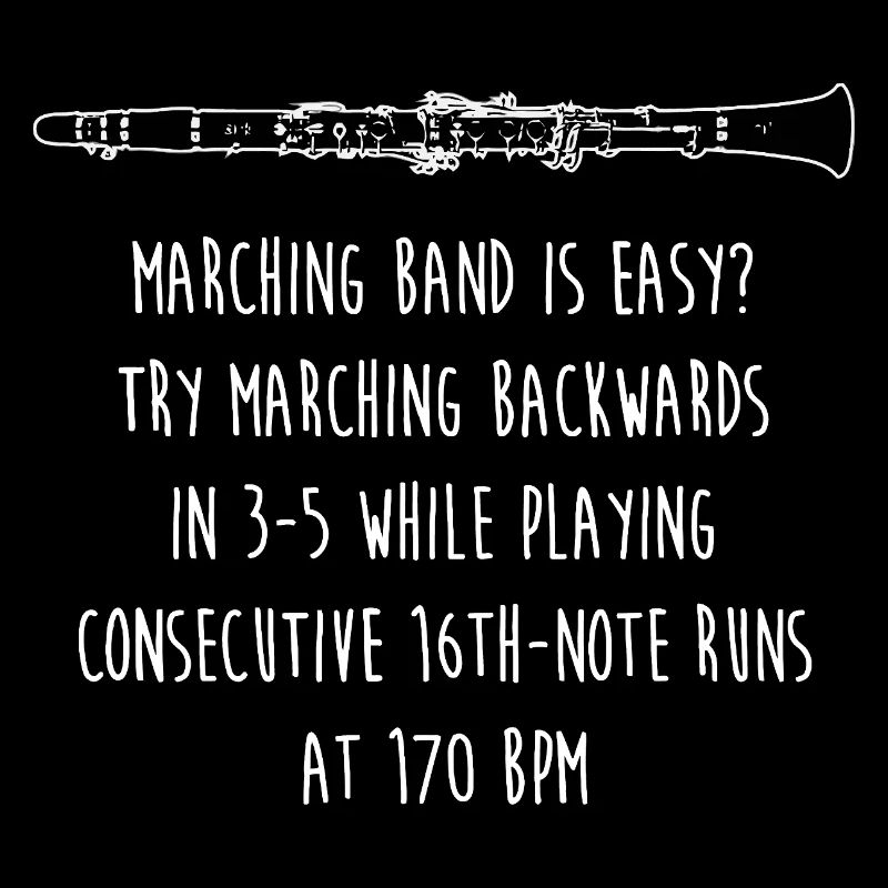 Backward Cadence Marching Tee