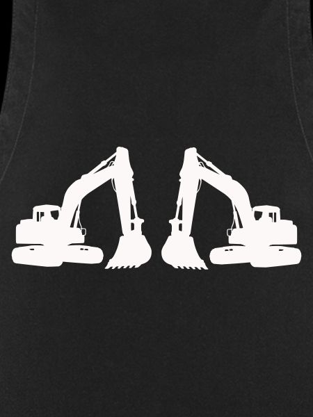 Double Excavator Silhouette