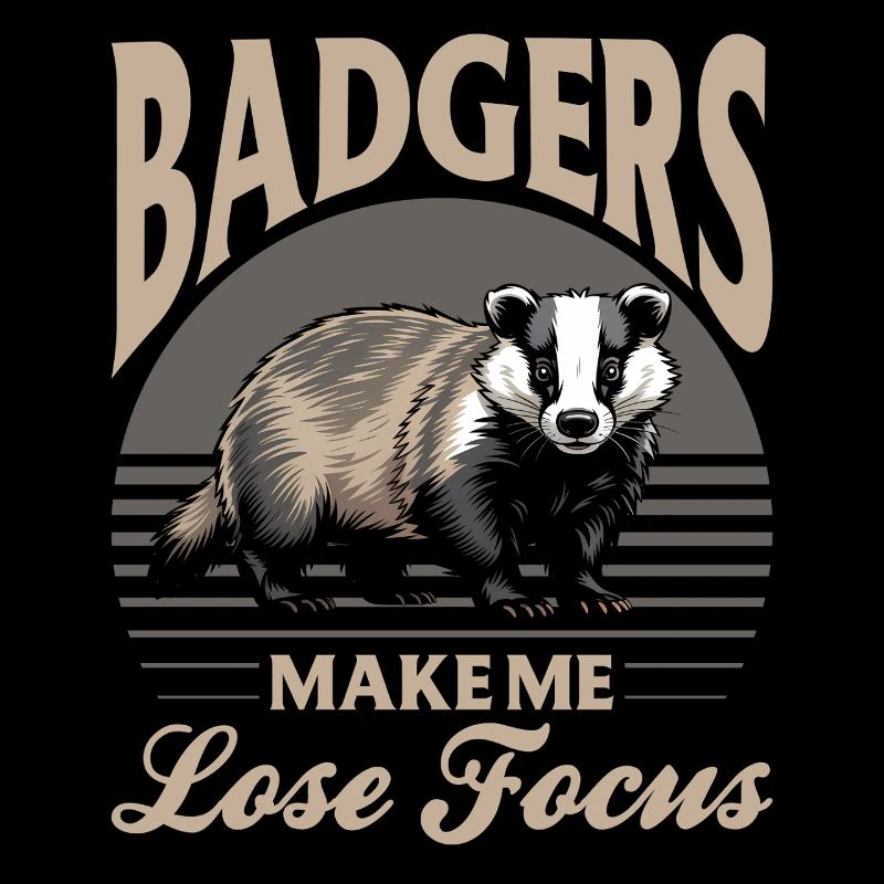 Funny Animal Badger
