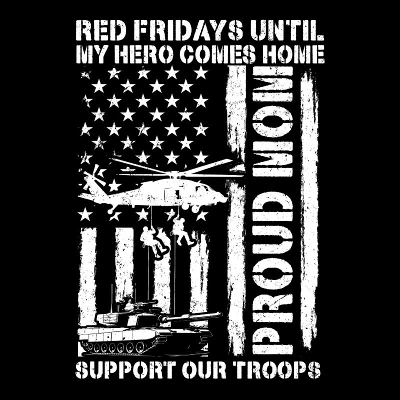 Stolze Mama RED Friday Hero kommt nach Hause