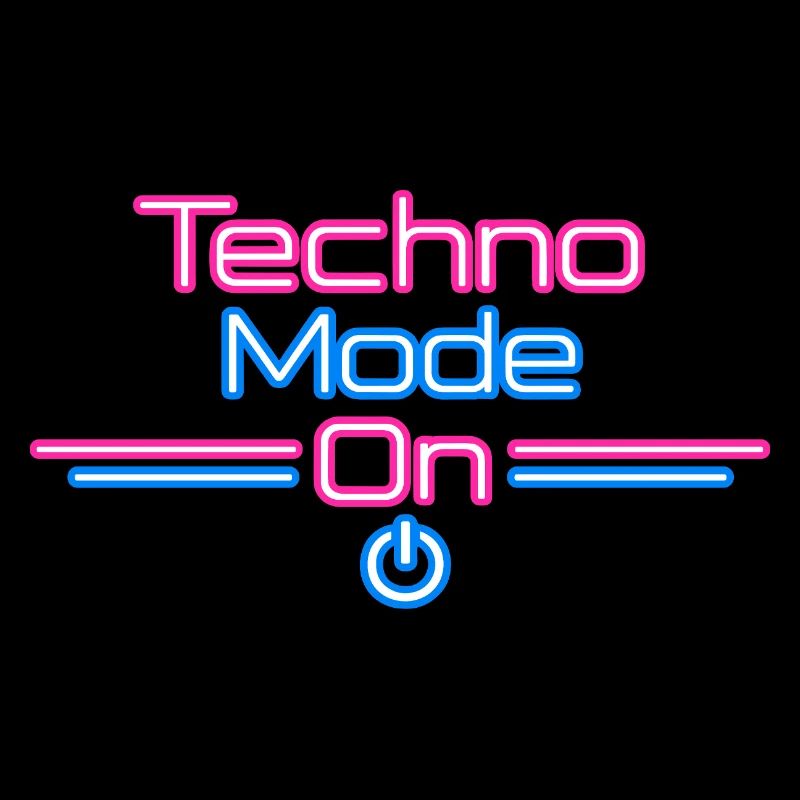 Techno Mode Neon On