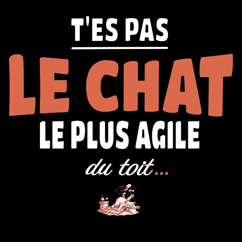 T’es pas le chat le plus agile du toit – Vanne