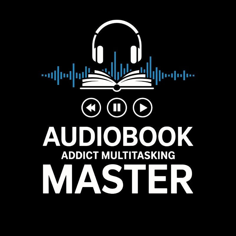 Audiobook Saying - Audiobook Addict Multitasking
