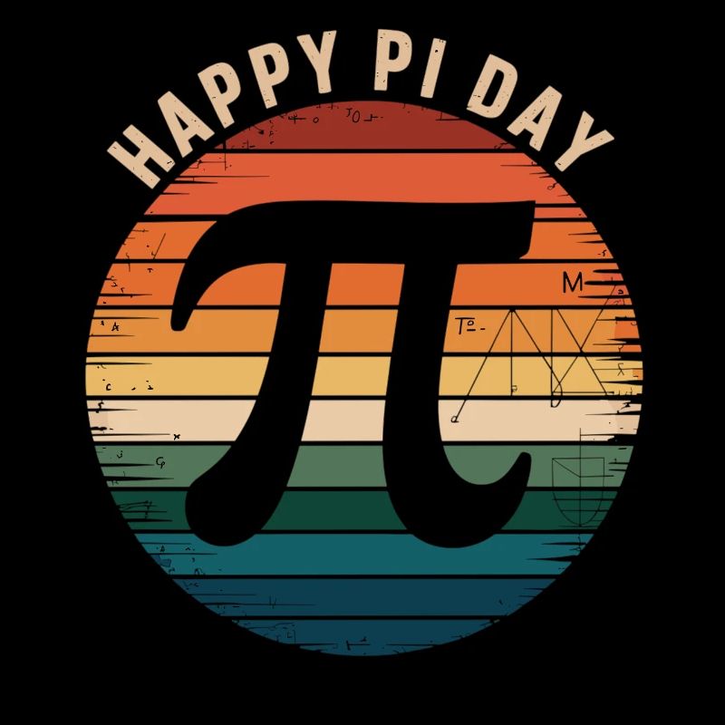 Joyeuse Jour Pi Shirt Cadeau Rétro Math