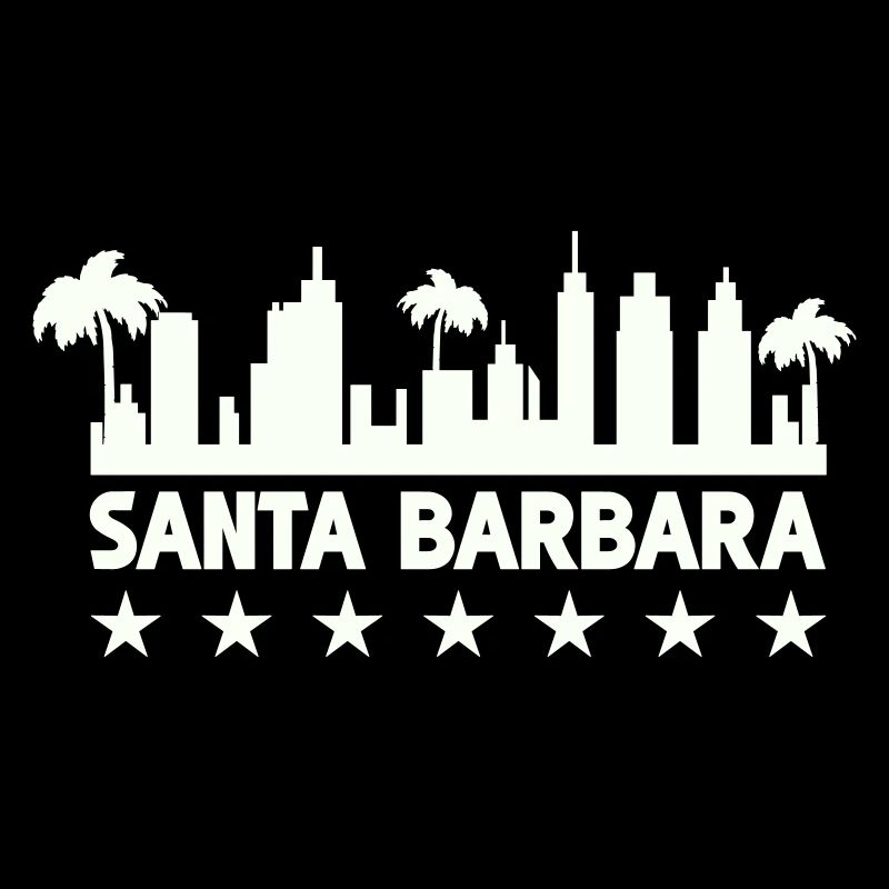Silhouette côtière de Santa Barbara