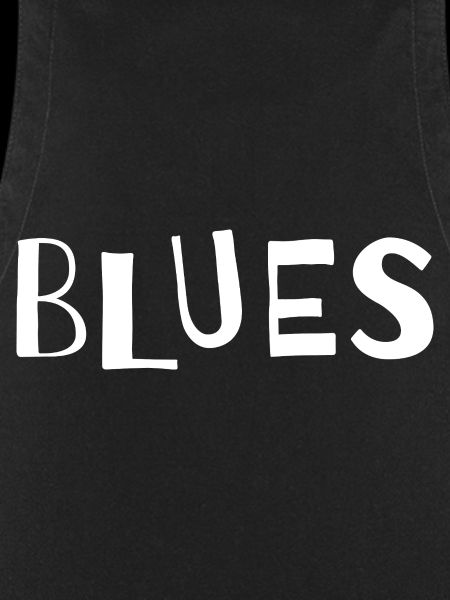 Distressed Blues Typography