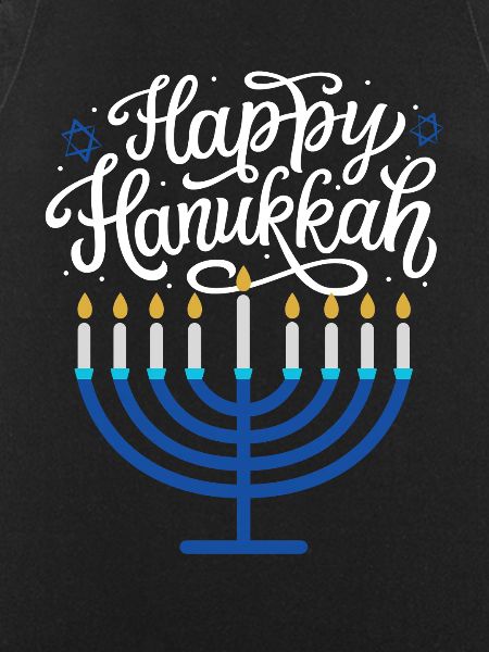 Happy Hanukkah Menorah 