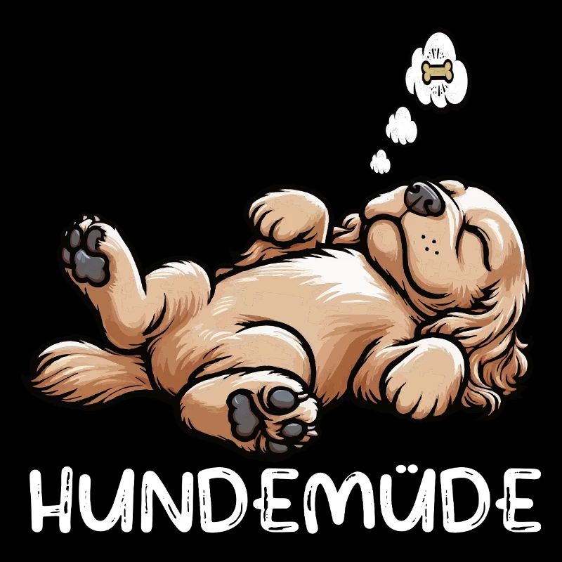 Hundemüde Cocker Spaniel Cockerhund Cockerbesitzer