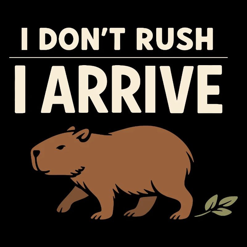 Cute Capybara Stress Reliever, No Stress,