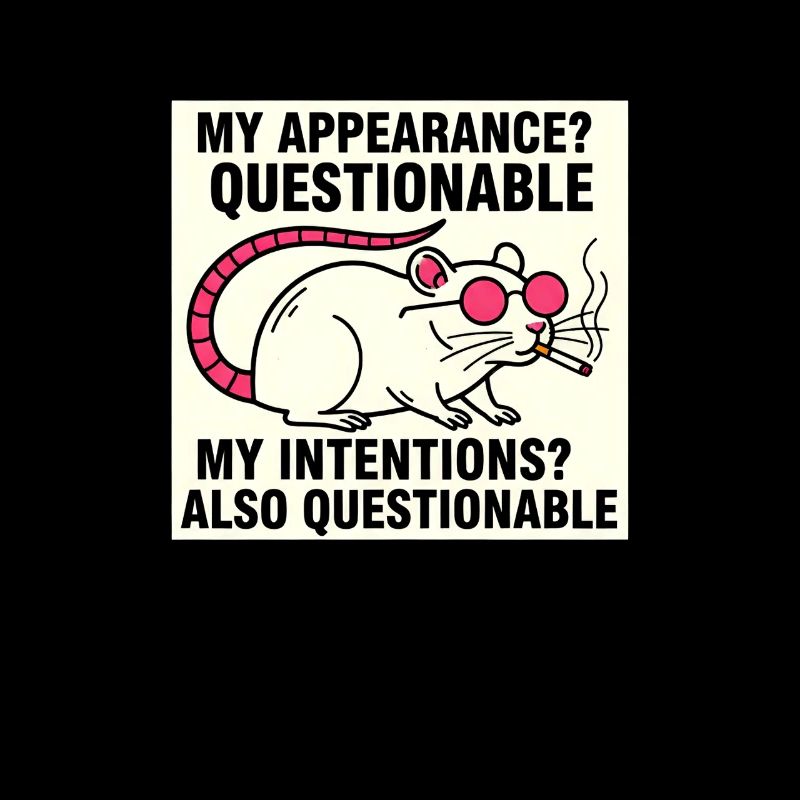 Apparence douteuse, rat