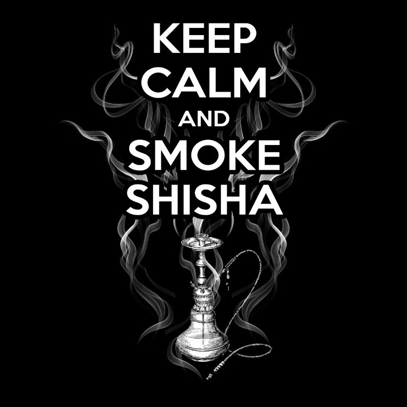 Shisha Smoke Keep Calm Design