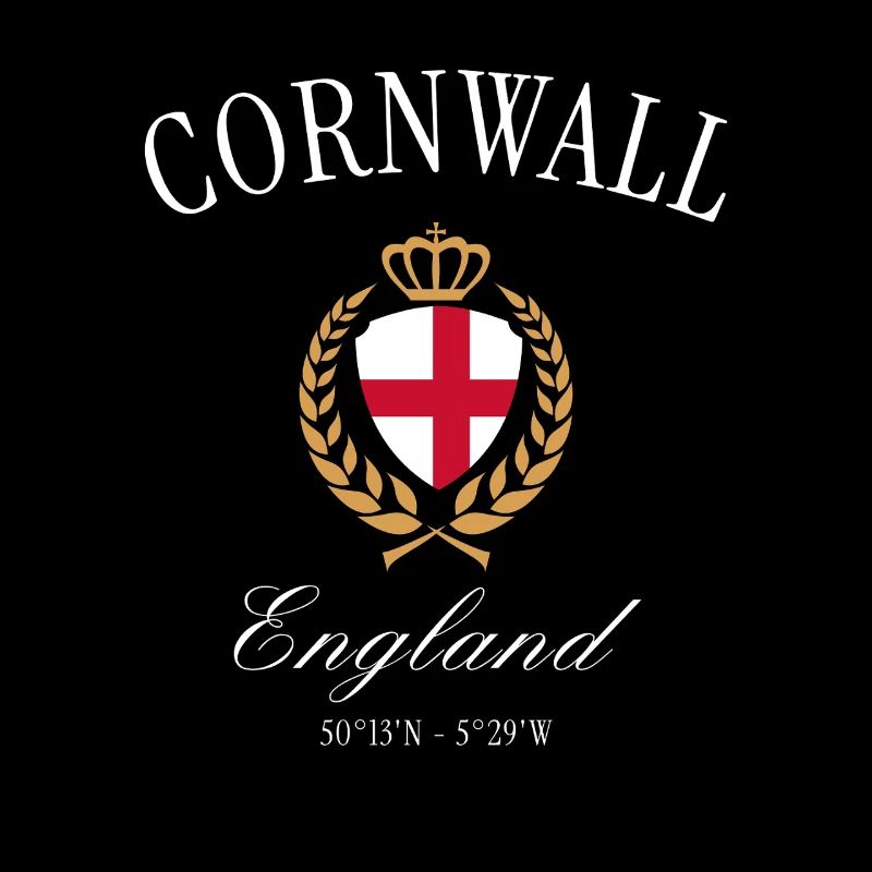 Cornwall England Wappen Krone – Reise Souvenir