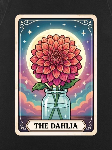 Dahlias Tarot Card