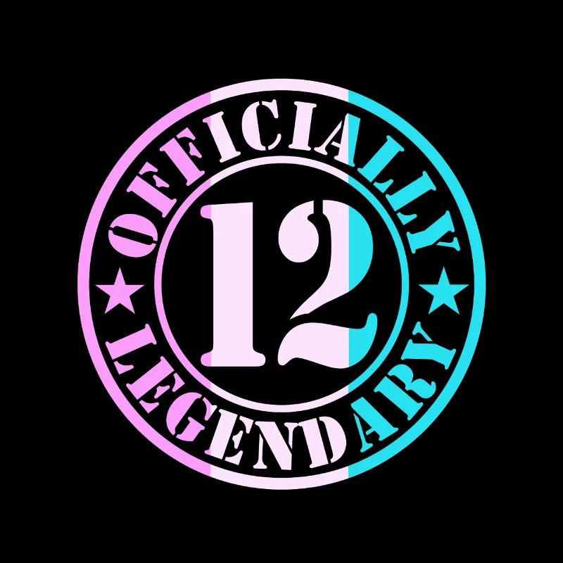 12. Geburtstag Junge Mädchen Legende Level 12