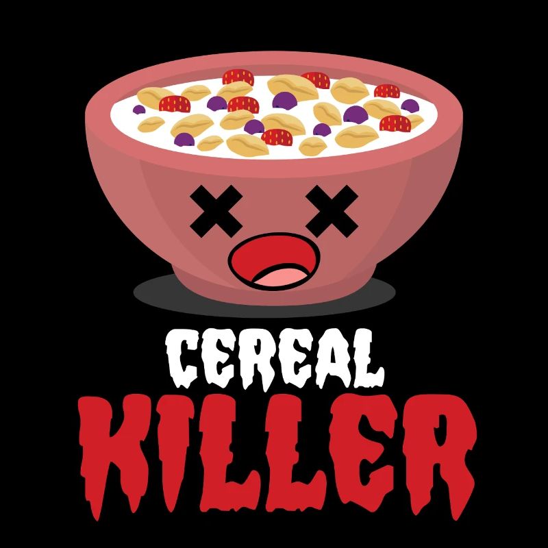Cereal Killer Breakfast Humor Pun