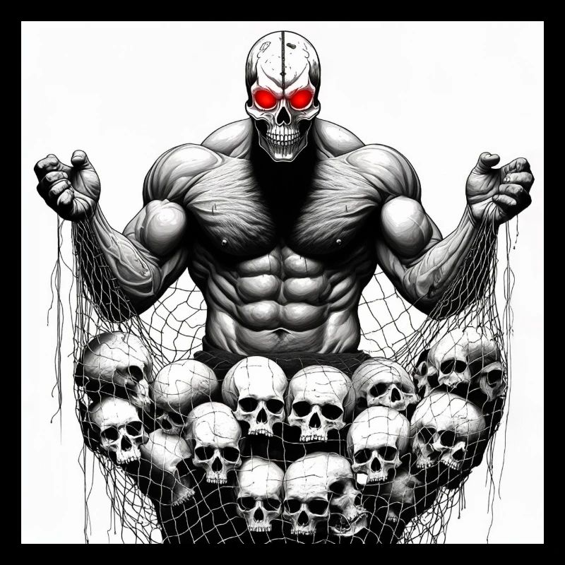 Muscular Net Skulls