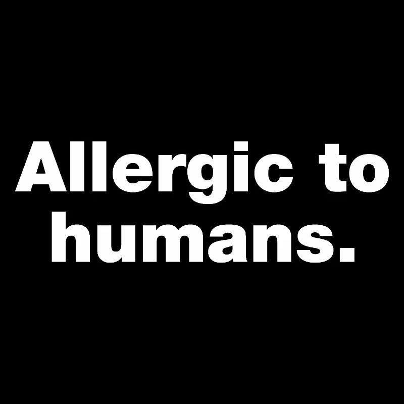 Allergisch gegen Menschen
