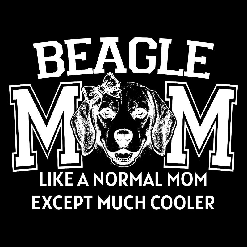 Maman Beagle Amatrice de chien Art mignon de chiot