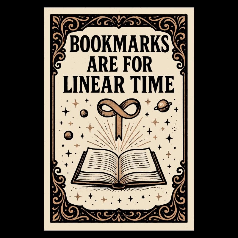 Linear Time Bookmarks | Sci-Fi Book