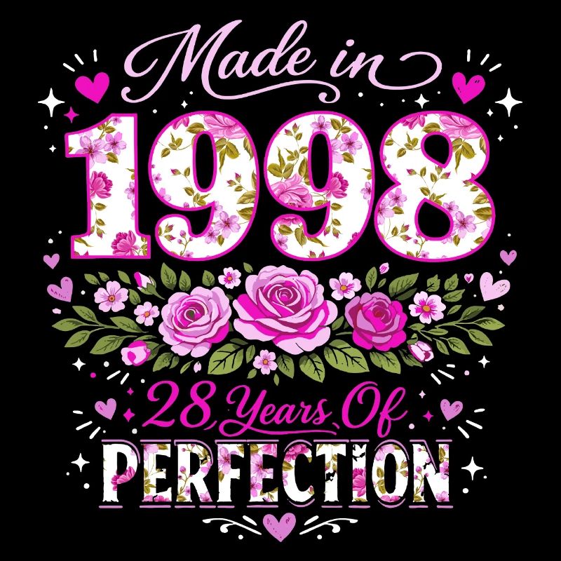 28-jährige Frau Geschenk – Blumengeburtstag 1998