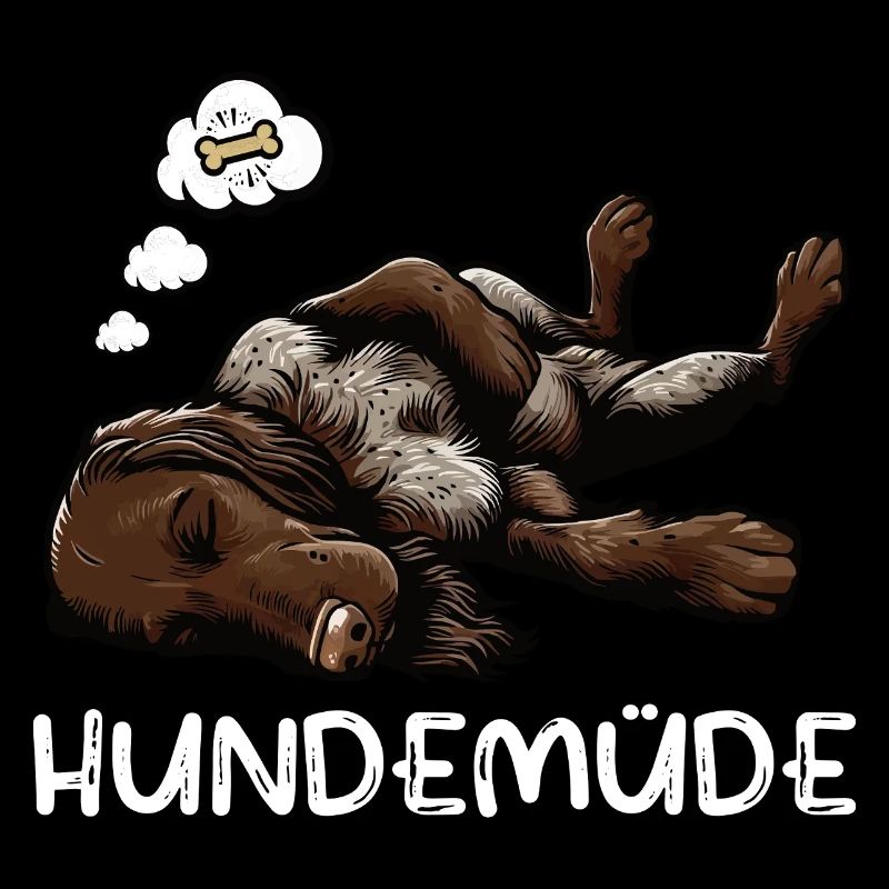Hundemüde Deutsch Drahthaar drahthaar hunde
