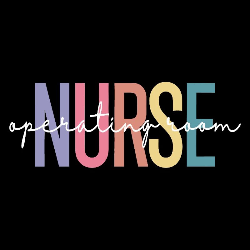 Conception des lettres en dégradé OR Nurse