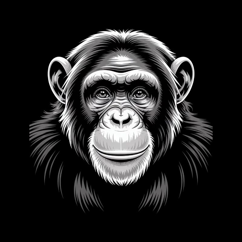 Affe Schimpanse