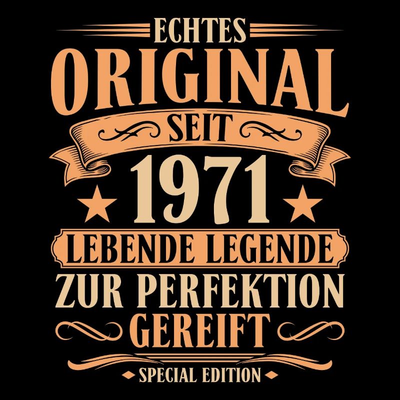 Original seit 1971 – 55. Geburtstag Retro